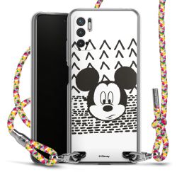 New Carry Case Transparent Stoff colourful/silber