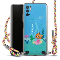 New Carry Case Transparent Stoff colourful/silber