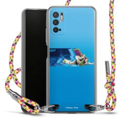 New Carry Case Transparent Stoff colourful/silber