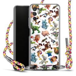 New Carry Case Transparent Stoff colourful/silber