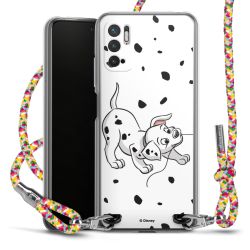 New Carry Case Transparent Stoff colourful/silber