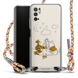 New Carry Case Transparent Stoff colourful/silber