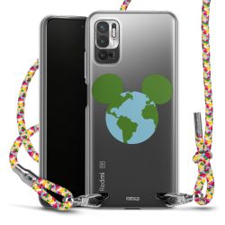 New Carry Case Transparent Stoff colourful/silber