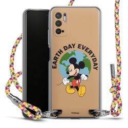 New Carry Case Transparent Stoff colourful/silber