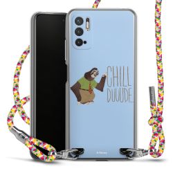 New Carry Case Transparent Stoff colourful/silber