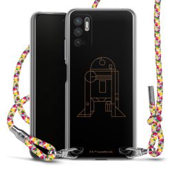 New Carry Case Transparent Stoff colourful/silber