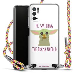 New Carry Case Transparent Stoff colourful/silber