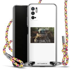 New Carry Case Transparent Stoff colourful/silber