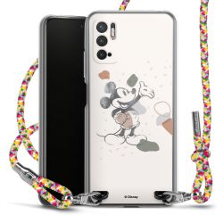 New Carry Case Transparent Stoff colourful/silber