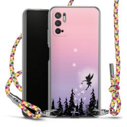 New Carry Case Transparent Stoff colourful/silber