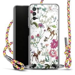 New Carry Case Transparent Stoff colourful/silber