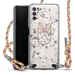 New Carry Case Transparent Stoff colourful/silber