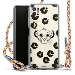 New Carry Case Transparent Stoff colourful/silber