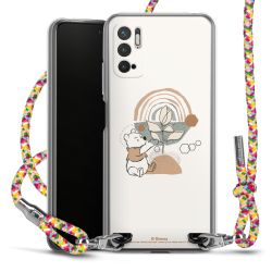 New Carry Case Transparent Stoff colourful/silber