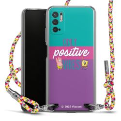 New Carry Case Transparent Stoff colourful/silber