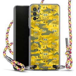 New Carry Case Transparent Stoff colourful/silber