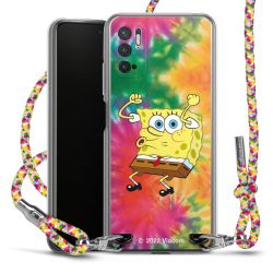 New Carry Case Transparent Stoff colourful/silber