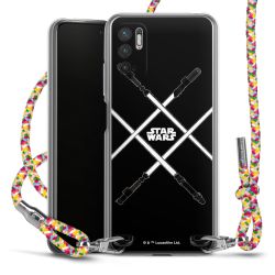 New Carry Case Transparent Stoff colourful/silber