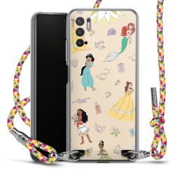 New Carry Case Transparent Stoff colourful/silber