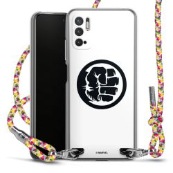 New Carry Case Transparent Stoff colourful/silber