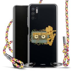 New Carry Case Transparent Stoff colourful/silber