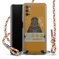 New Carry Case Transparent Stoff colourful/silber