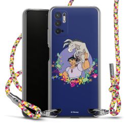 New Carry Case Transparent Stoff colourful/silber