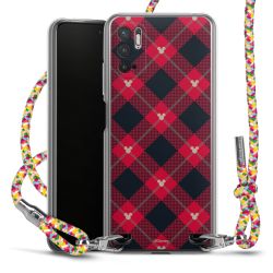 New Carry Case Transparent Stoff colourful/silber