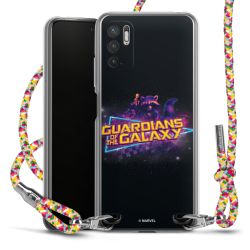 New Carry Case Transparent Stoff colourful/silber