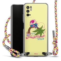 New Carry Case Transparent Stoff colourful/silber