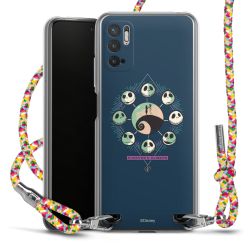 New Carry Case Transparent Stoff colourful/silber