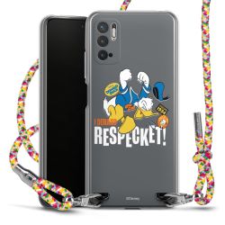 New Carry Case Transparent Stoff colourful/silber