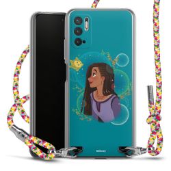 New Carry Case Transparent Stoff colourful/silber