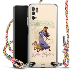 New Carry Case Transparent Stoff colourful/silber