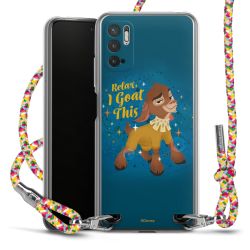 New Carry Case Transparent Stoff colourful/silber