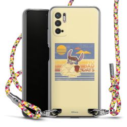 New Carry Case Transparent Stoff colourful/silber