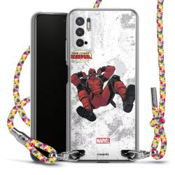 New Carry Case Transparent Stoff colourful/silber