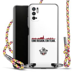 New Carry Case Transparent Stoff colourful/silber