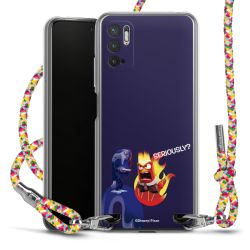 New Carry Case Transparent Stoff colourful/silber