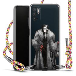 New Carry Case Transparent Stoff colourful/silber