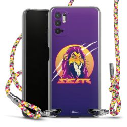 New Carry Case Transparent Stoff colourful/silber