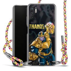 New Carry Case Transparent Stoff colourful/silber