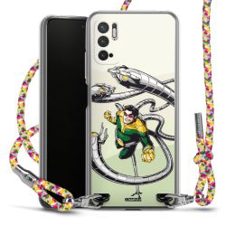 New Carry Case Transparent Stoff colourful/silber