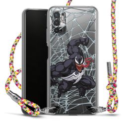 New Carry Case Transparent Stoff colourful/silber