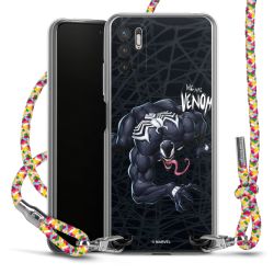 New Carry Case Transparent Stoff colourful/silber