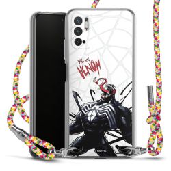 New Carry Case Transparent Stoff colourful/silber