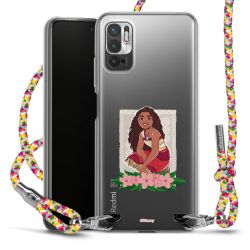 New Carry Case Transparent Stoff colourful/silber