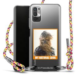 New Carry Case Transparent Stoff colourful/silber