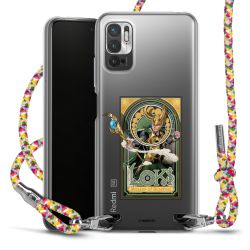 New Carry Case Transparent Stoff colourful/silber