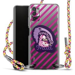 New Carry Case Transparent Stoff colourful/silber